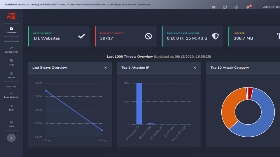 screenshot of Modshield SB